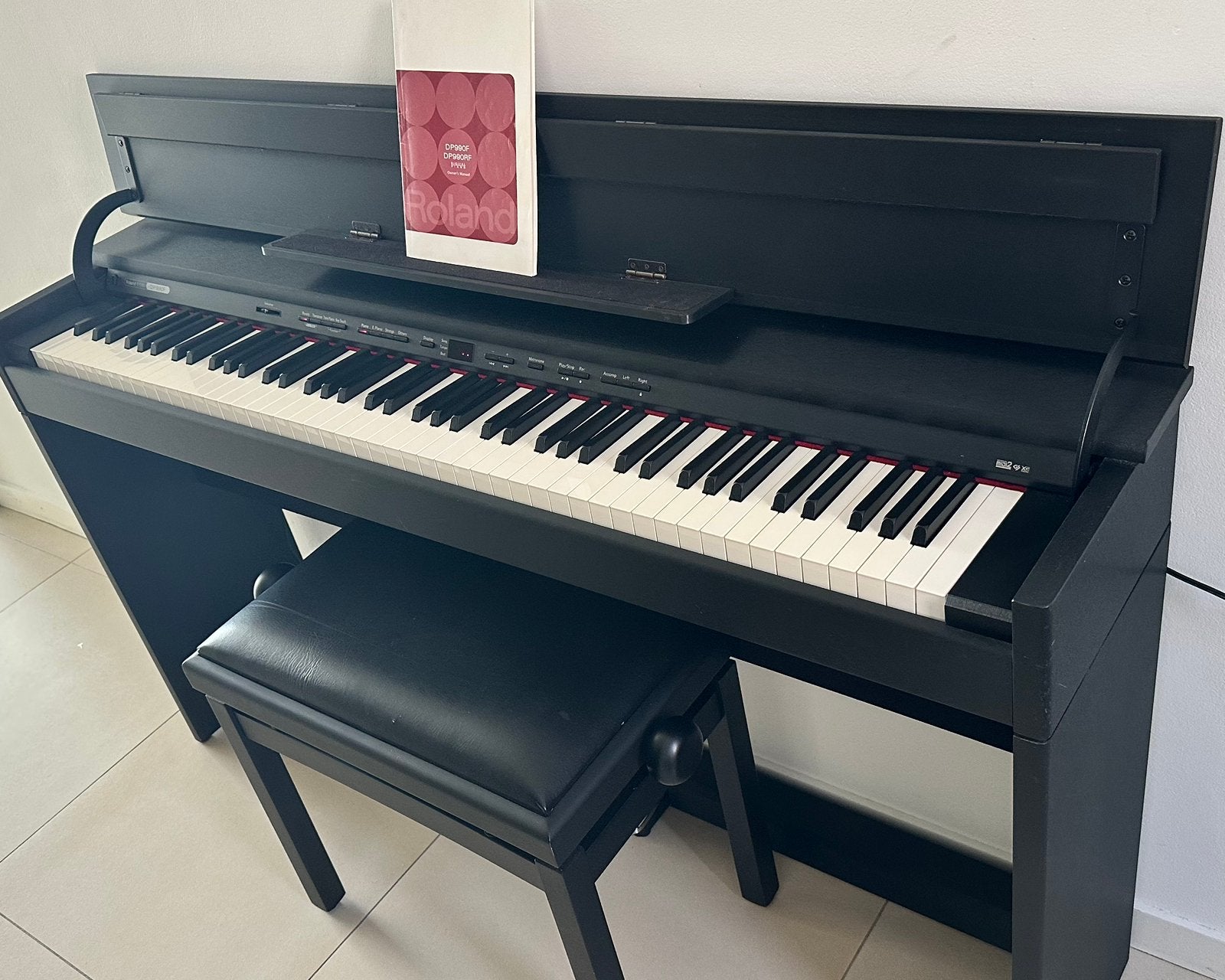Roland DP-990F digitale piano, Muziek en Instrumenten, Ophalen, Zwart, Digitaal, Zo goed als nieuw