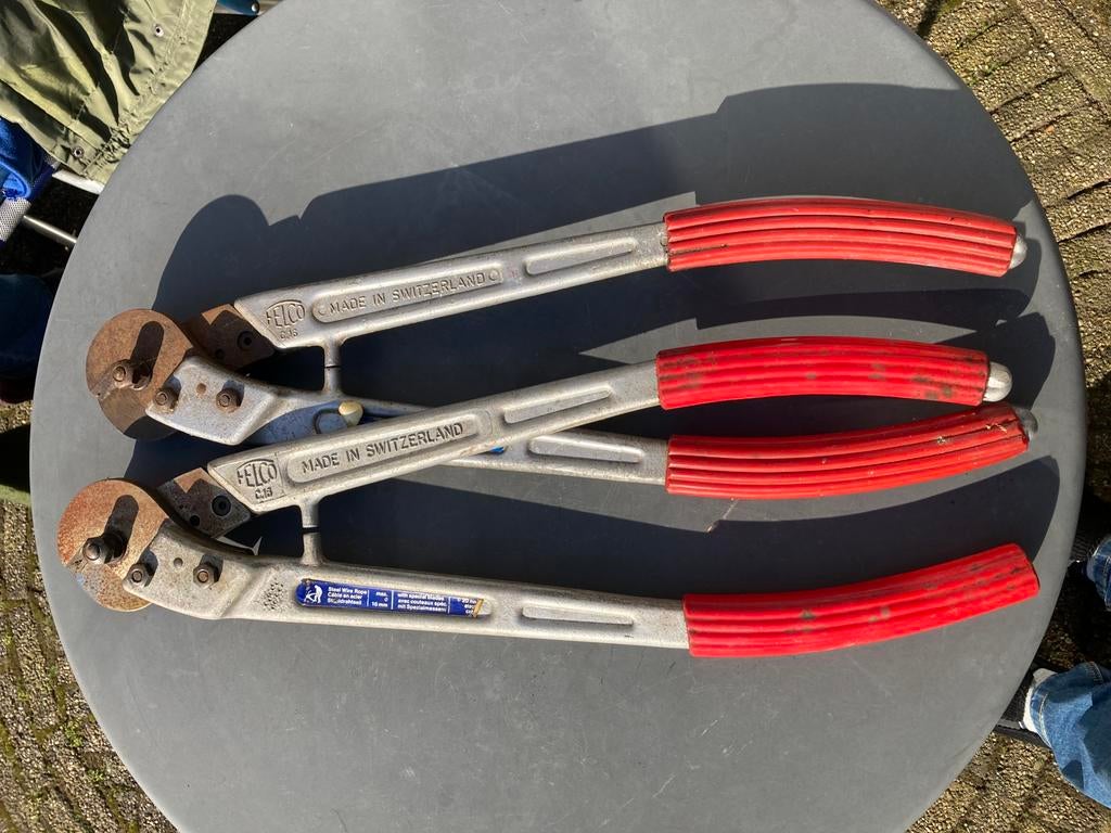 Kabelschaar  Felco c16, Ophalen, Zo goed als nieuw, Tuigage en Masten, Zeilboot