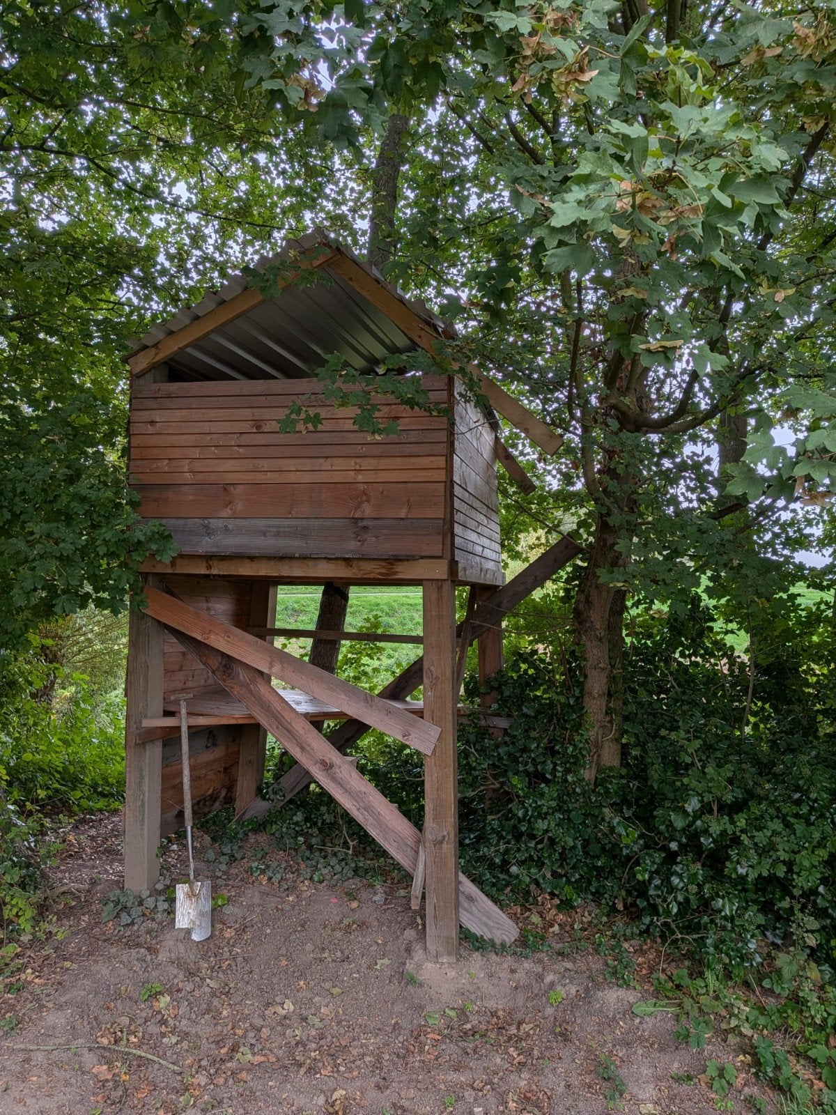 boomhut, hut op palen, speelhuis hout, gratis afhalen., Ophalen of Verzenden, Hout