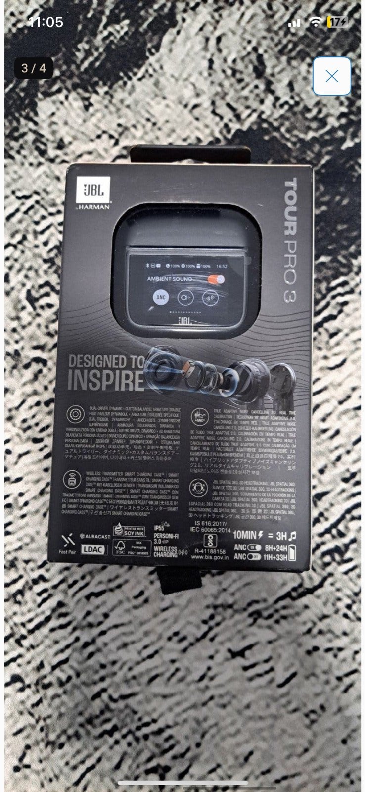 Gezocht jbl Tour Pro 3 Draadloze Oordopjes, Ophalen, Nieuw, Overige merken, Draadloos