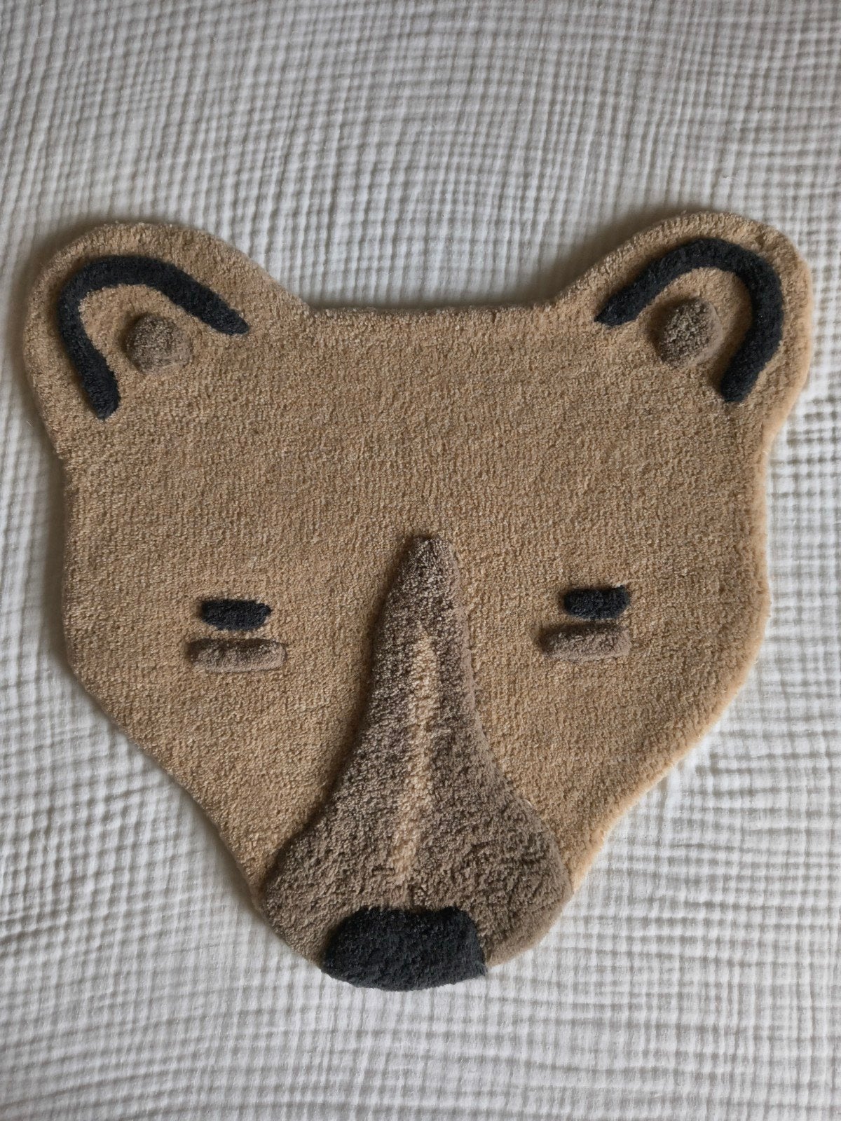 Ferm Living Kids Tufted Polar Bear Head wandkleed, Overige merken, Handgemaakt, Ophalen of Verzenden, Zo goed als nieuw