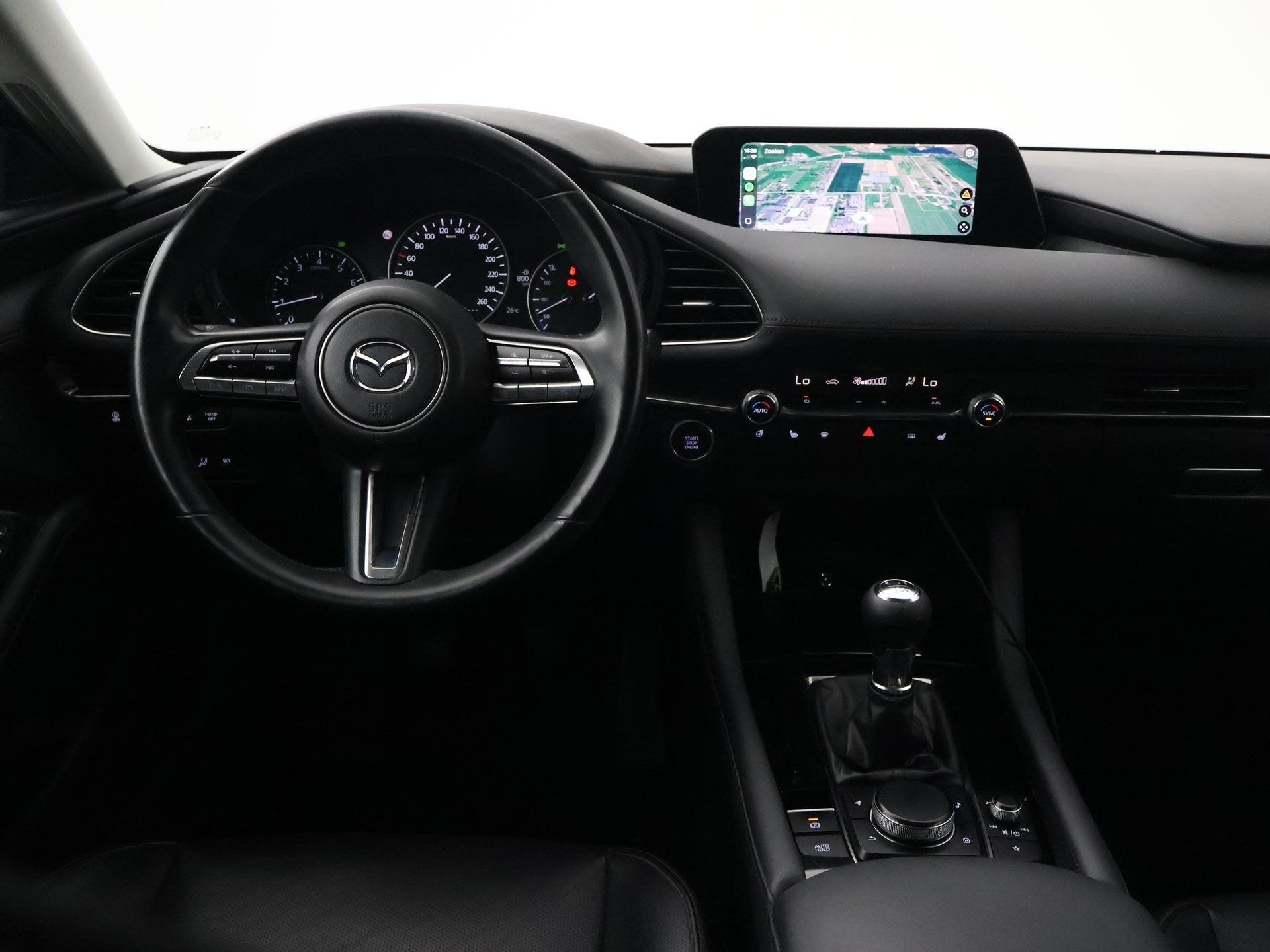 Mazda 3 2.0 e-SkyActiv-X M HYBRID 186 PK LUXURY + CARPLAY |, Auto's, Mazda, Voorwielaandrijving, 1998 cc, Gebruikt, Bedrijf