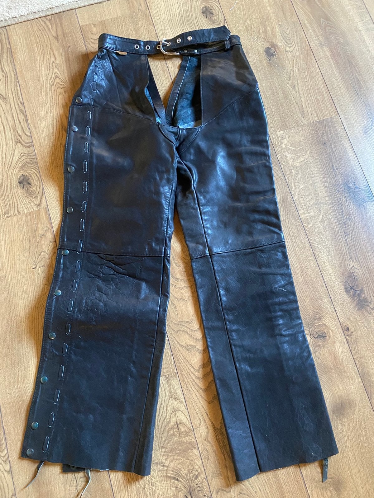 Handgemaakte chaps leder country paardrijden, Dieren en Toebehoren, Paardrijkleding, Ophalen of Verzenden, Zo goed als nieuw, Dressuur