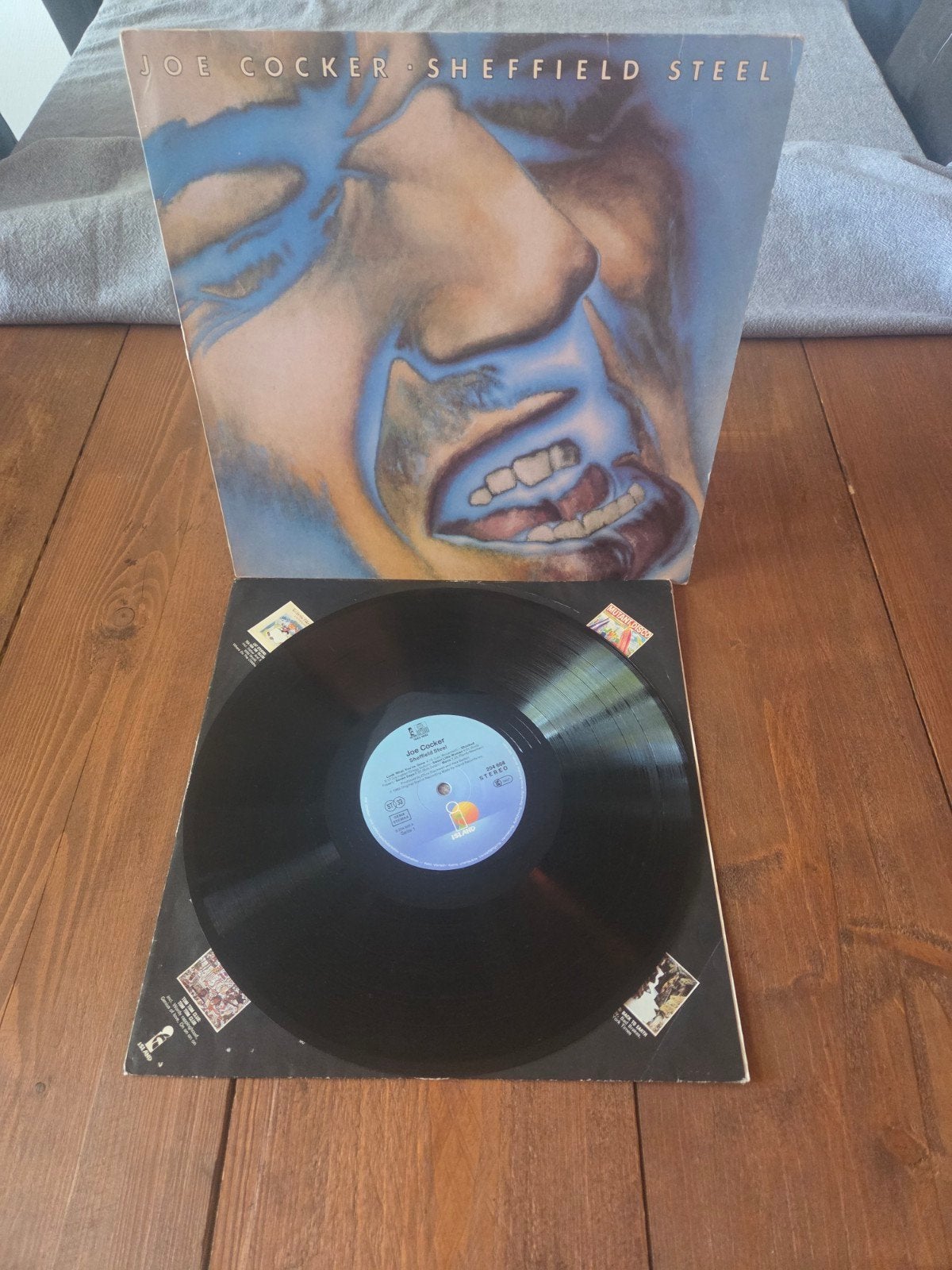 Joe Cocker - Sheffield Steel LP (1982), LP, Gebruikt, Pop, Ophalen of Verzenden