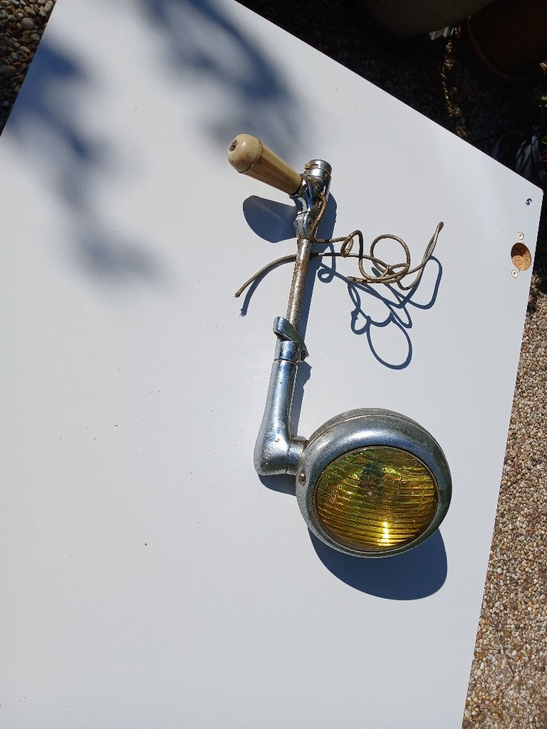Jaren 50/60 schijnwerper-zoek lamp voor klassieke auto-boot, Ophalen of Verzenden, Gebruikt, Overige automerken