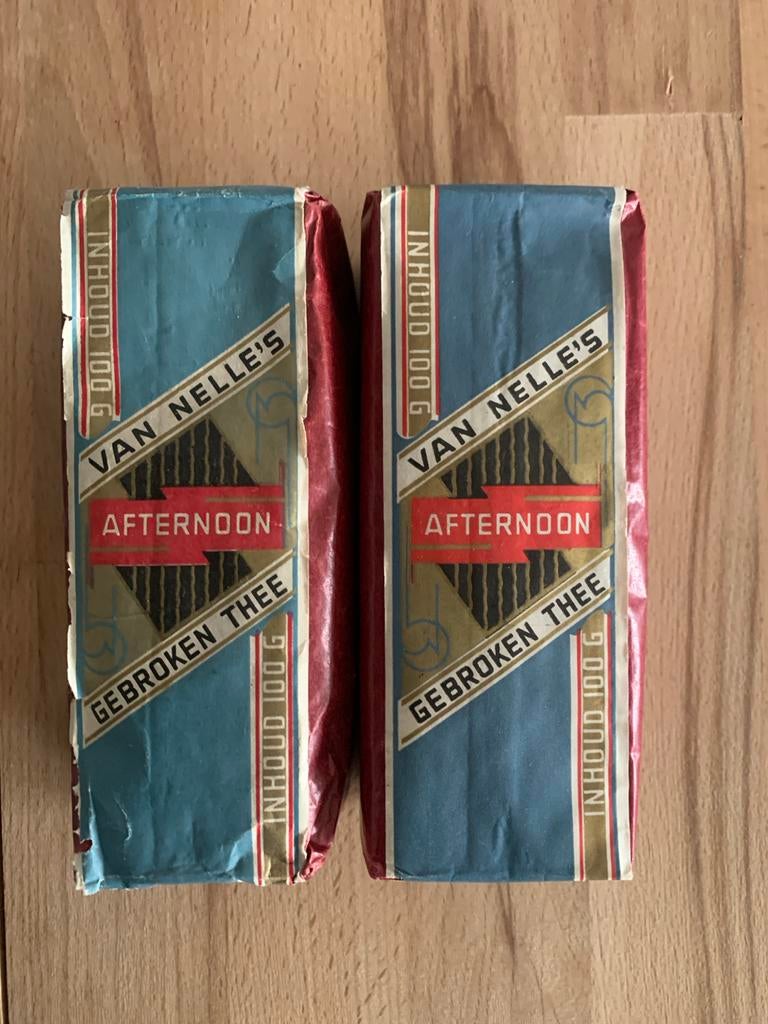 Vintage Van Nelle's Afternoon Thee - Ongeopend (2 stuks), Ophalen of Verzenden, Zo goed als nieuw, Verpakking
