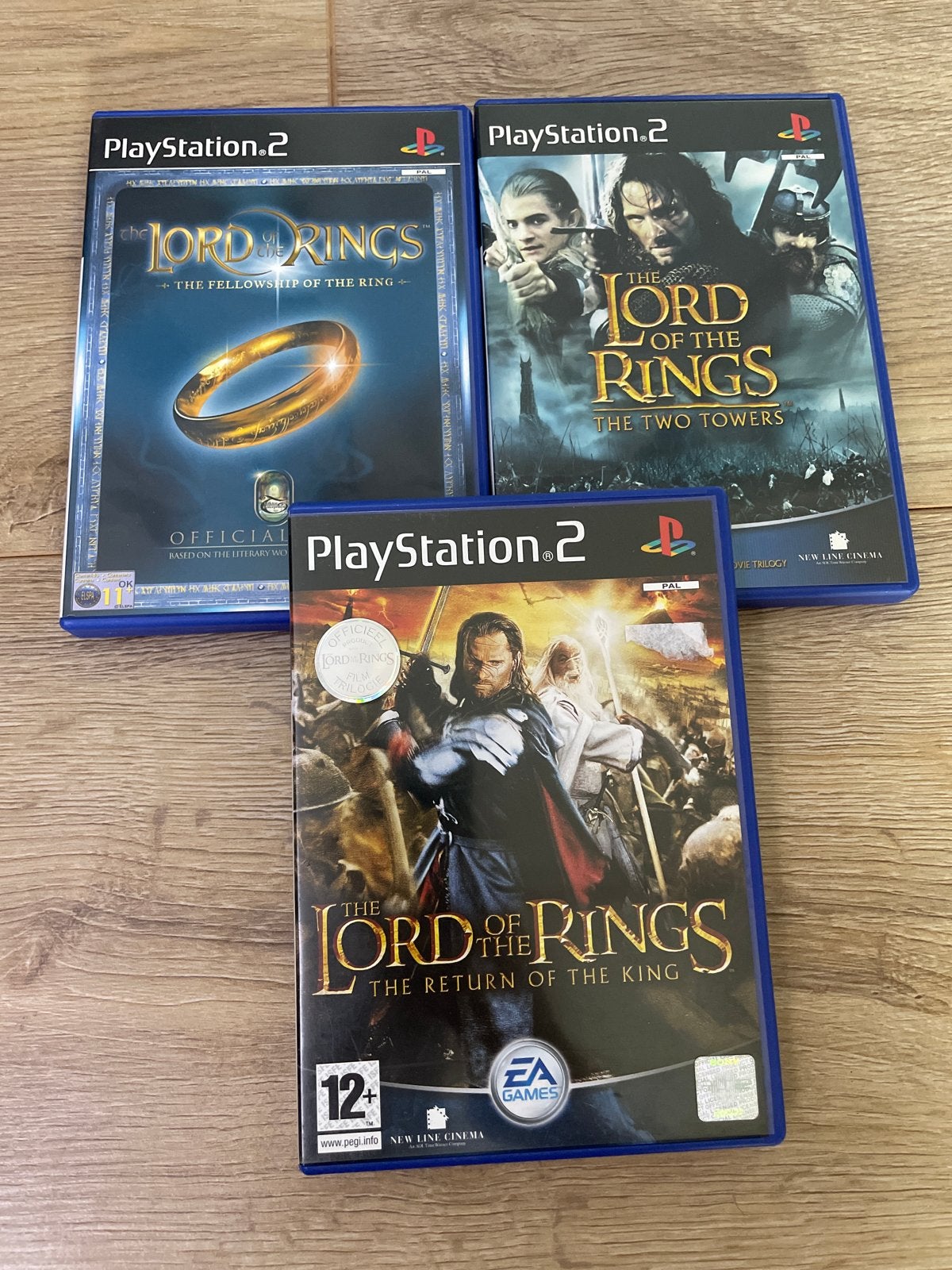 Lord of the Rings PS2 games bundel - The Fellowship, Two Tow, Avontuur en Actie, Gebruikt, 1 speler, Ophalen of Verzenden