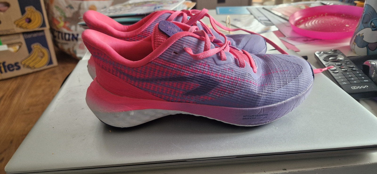 Kalenji K500 Fast Mauvepink V8 JR Hardloopschoenen, Sportschoenen, Kalenji, Ophalen of Verzenden, Zo goed als nieuw