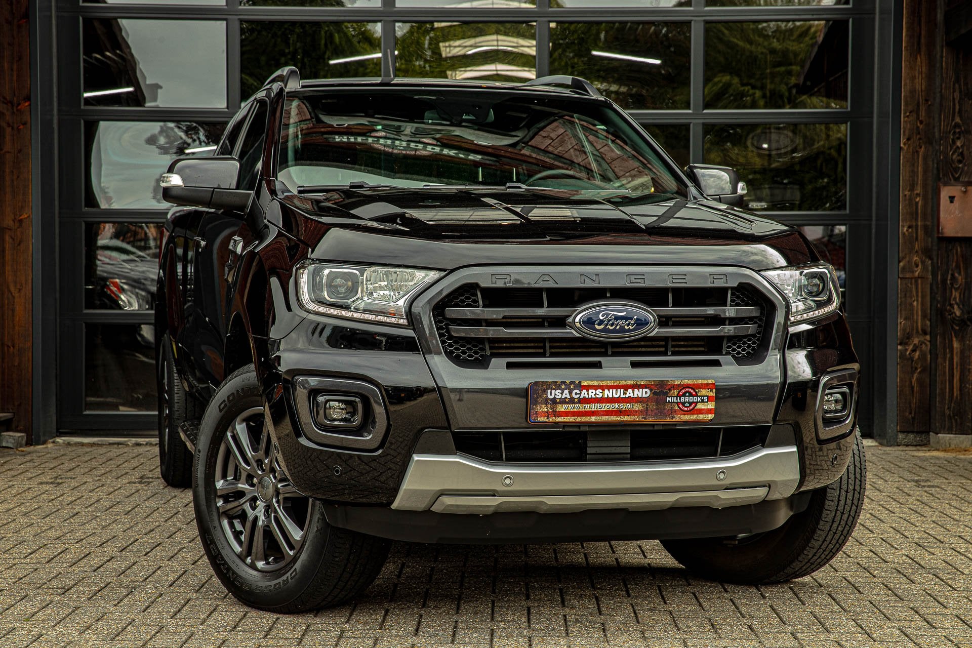 Ford Ranger 2.0 EcoBlue Wildtrak Supercab (bj 2021), Auto's, Ford, Dealer onderhouden, Gebruikt, 4 cilinders, Zwart