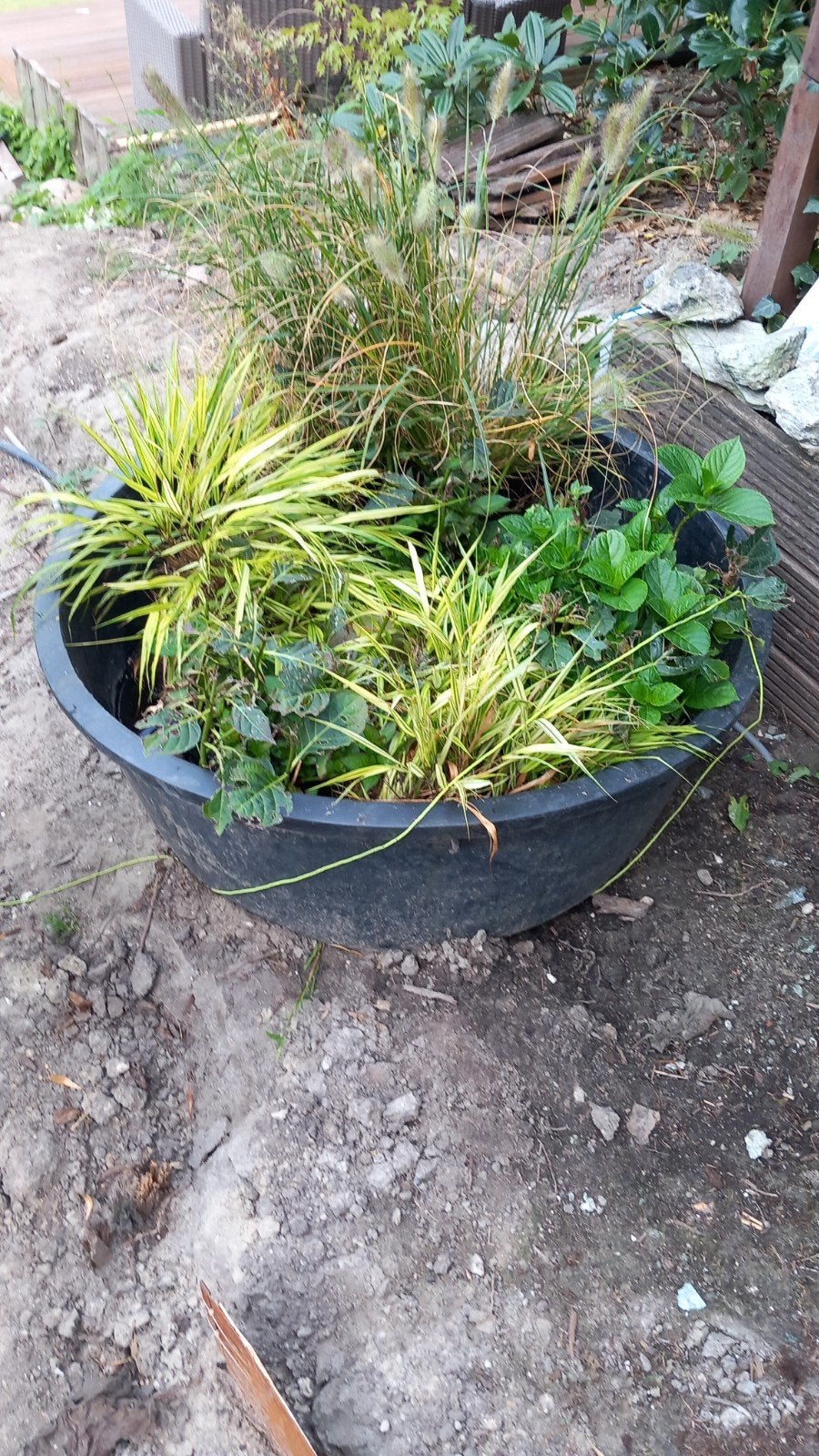 Vijverkuip 90 cm diameter, 33 cm hoog, Tuin en Terras, Ophalen, Gebruikt