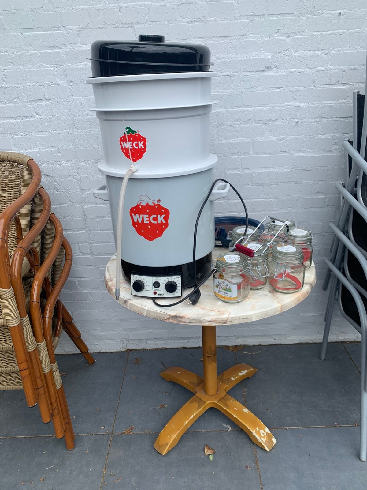 Weck/ sapketel, Ophalen, Zo goed als nieuw