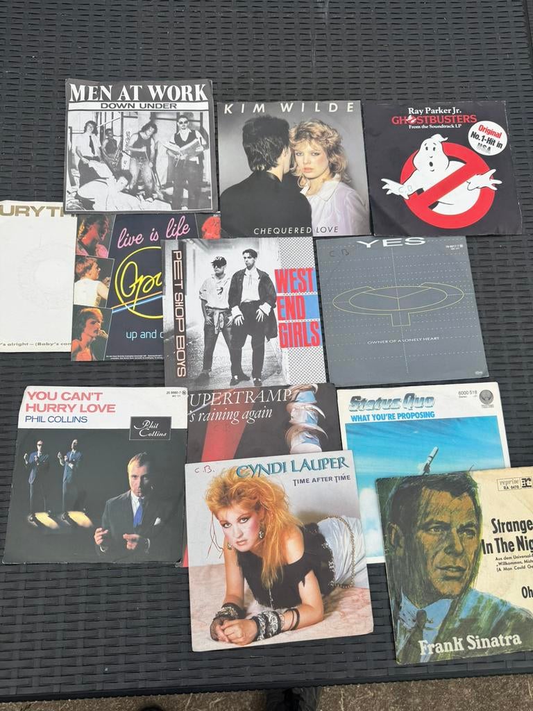 Verzameling singles, Ophalen of Verzenden, Zo goed als nieuw, Overige formaten, Pop