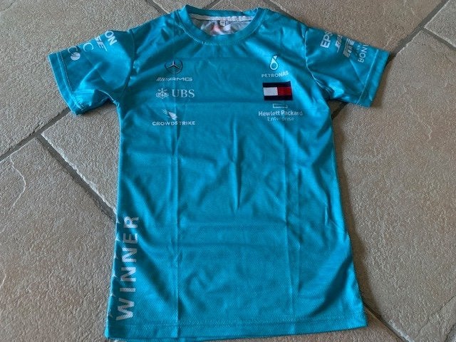 2020 Team race winnaar F1 Mercedes AMG Petronas shirt maat, Ophalen of Verzenden, Nieuw, Jongen of Meisje, Shirt of Longsleeve