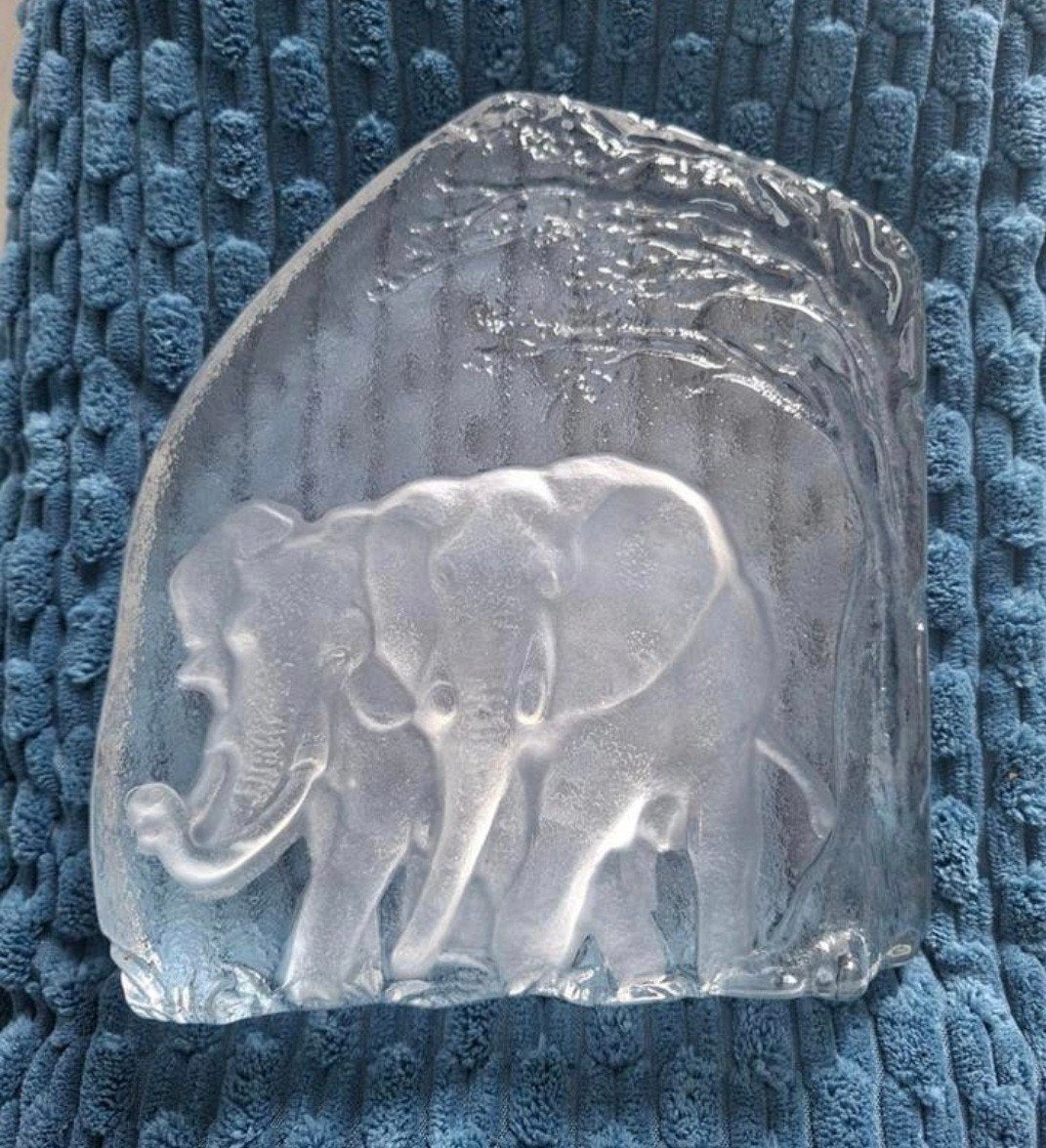 Vintage Goebel Kristallen Olifanten Sculptuur, Ophalen of Verzenden