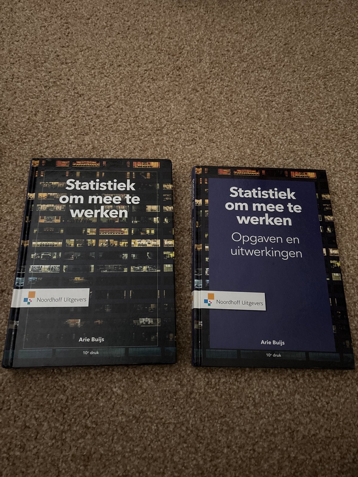 Statistiek om mee te werken - Arie Buijs (10e druk), Boeken, Ophalen of Verzenden, Beta, Zo goed als nieuw, HBO