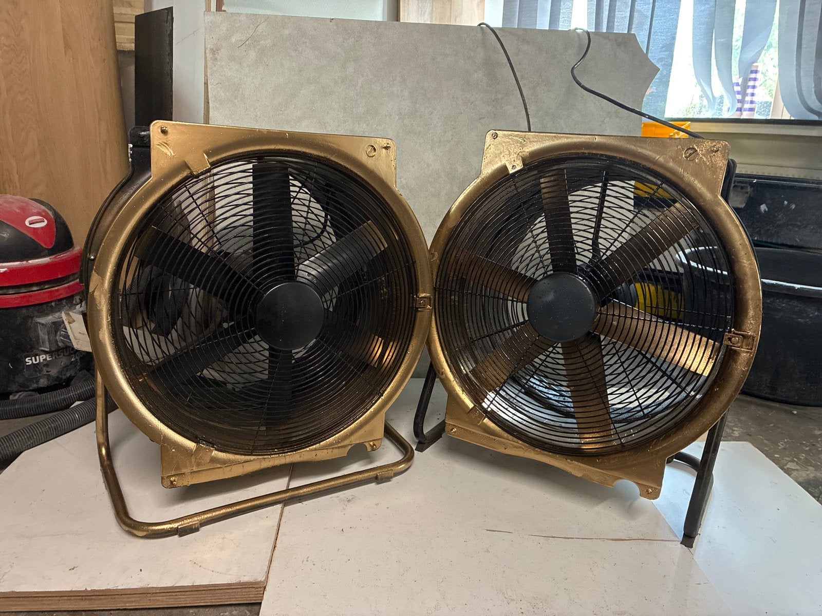 2 Prachtige Trotec Vloerventilatoren Krachtige Luchtverplaat, Ophalen of Verzenden, Gebruikt, Vloerventilator