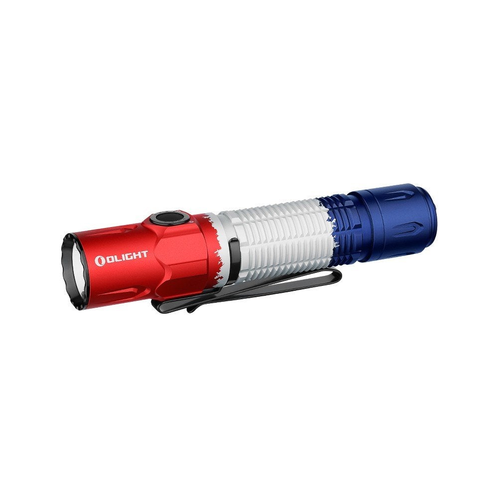 Olight Warrior 3S tactische zaklamp, Caravans en Kamperen, Zaklampen, Ophalen of Verzenden, Nieuw, Accu