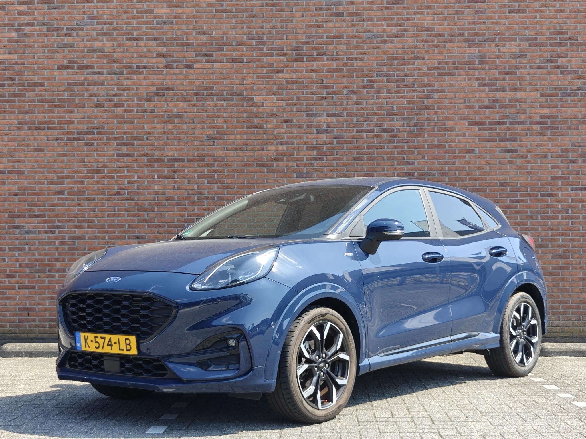 Ford Puma 1.0i Ecoboost Hybrid 125pk ST-Line X | SUMMER DEAL, Auto's, Voorwielaandrijving, Blauw, Origineel Nederlands, Bedrijf