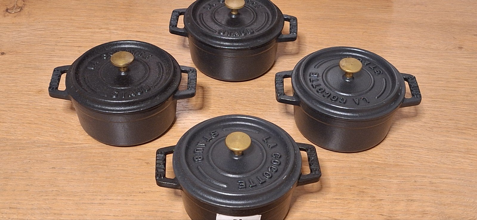 Staub cocotte 10cm 4x nieuw, Nieuw, Ophalen of Verzenden, Geschikt voor inductie, Zwilling