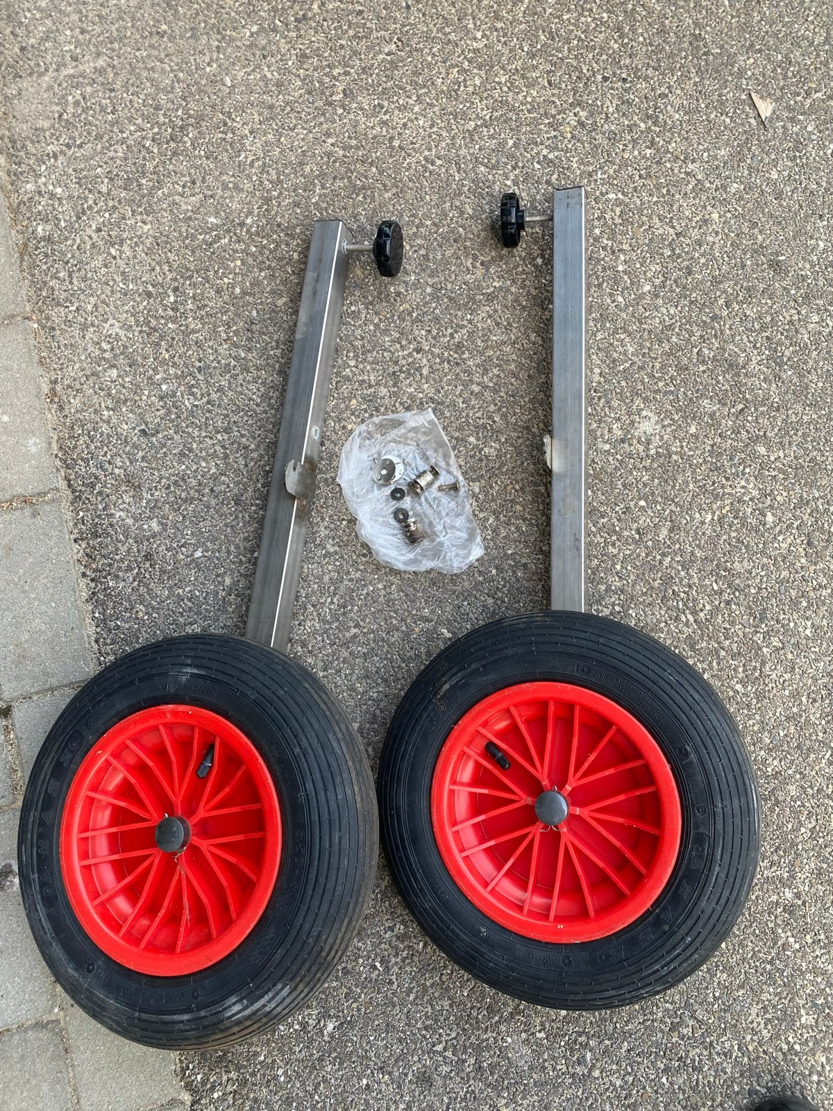 Strandwielen Rubberboot - Handig en Stevig, Watersport en Boten, Ophalen of Verzenden, Gebruikt, Overige typen
