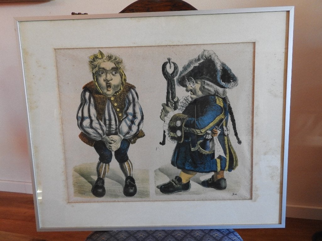 'Dokter Eisenbart helpt u wel' - Spotprent - Joseph Scholz, Ophalen, Gebruikt, Voor 1940, Prent