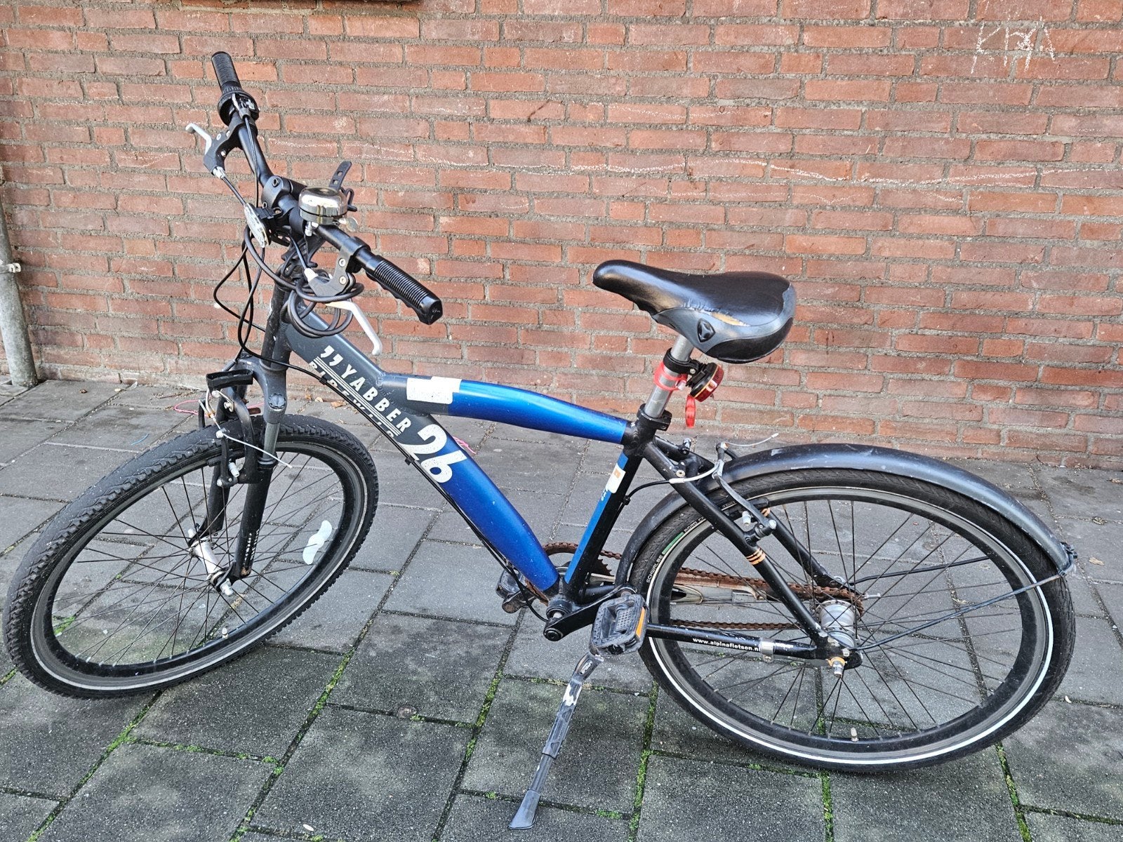 fiets grijs blauw tiener ketting maken, Ophalen, Gebruikt, 24 inch