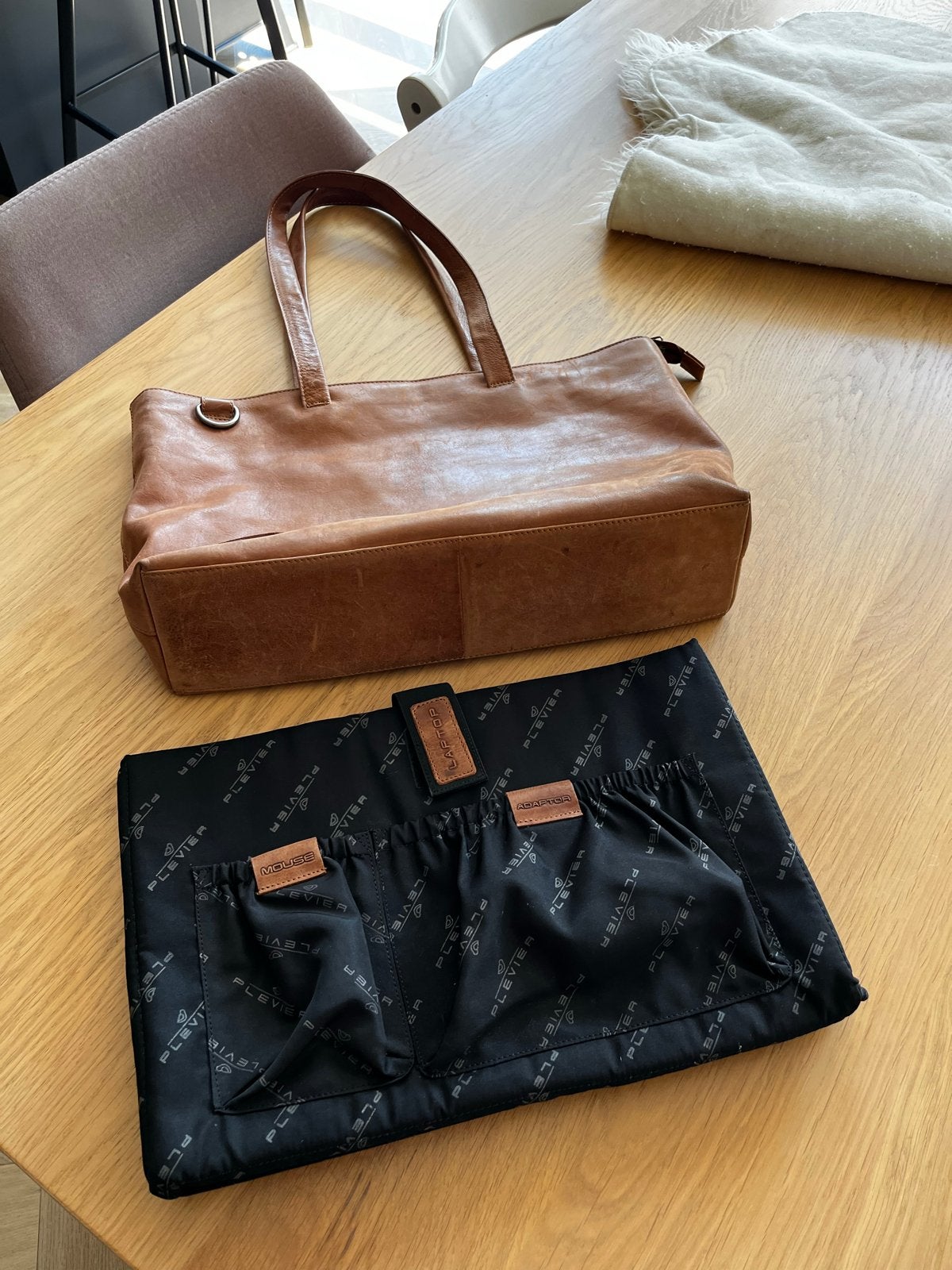 Plevier Copal Damestas 1 Vak 17.3'' cognac, Ophalen, Zo goed als nieuw, Bruin, Overige typen