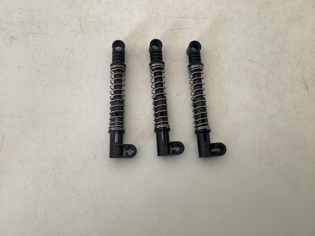 Lego technic schokdemper 9.5L zwart, Ophalen of Verzenden, Gebruikt, Losse stenen, Lego