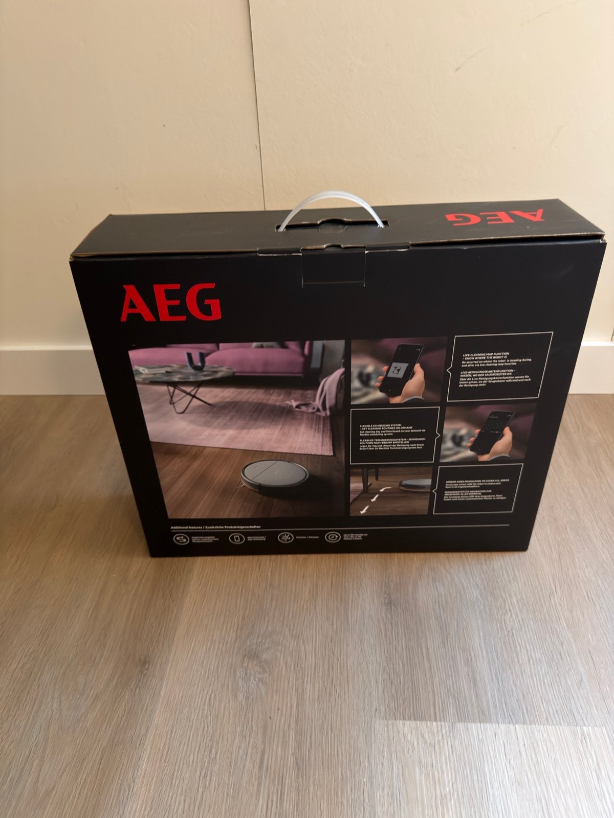 Nieuwe AEG Robotstofzuiger - Automatische Reiniging, Witgoed en Apparatuur, Stofzuigers, Nieuw, Ophalen of Verzenden, Robotstofzuiger