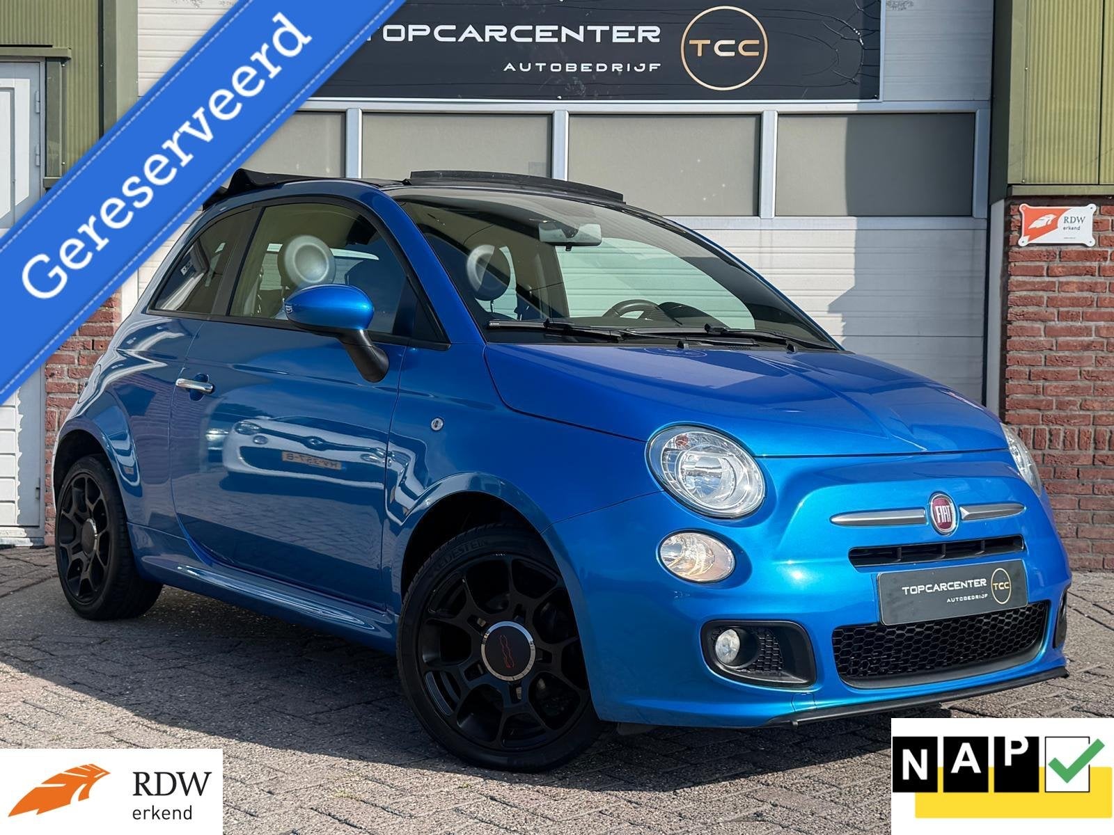 Fiat 500 0.9 TwinAir Turbo 500S/AIRCO/PANO/LM.VELG/APK/NAP, Auto's, Fiat, Gebruikt, Elektrische ramen, Origineel Nederlands, Bedrijf