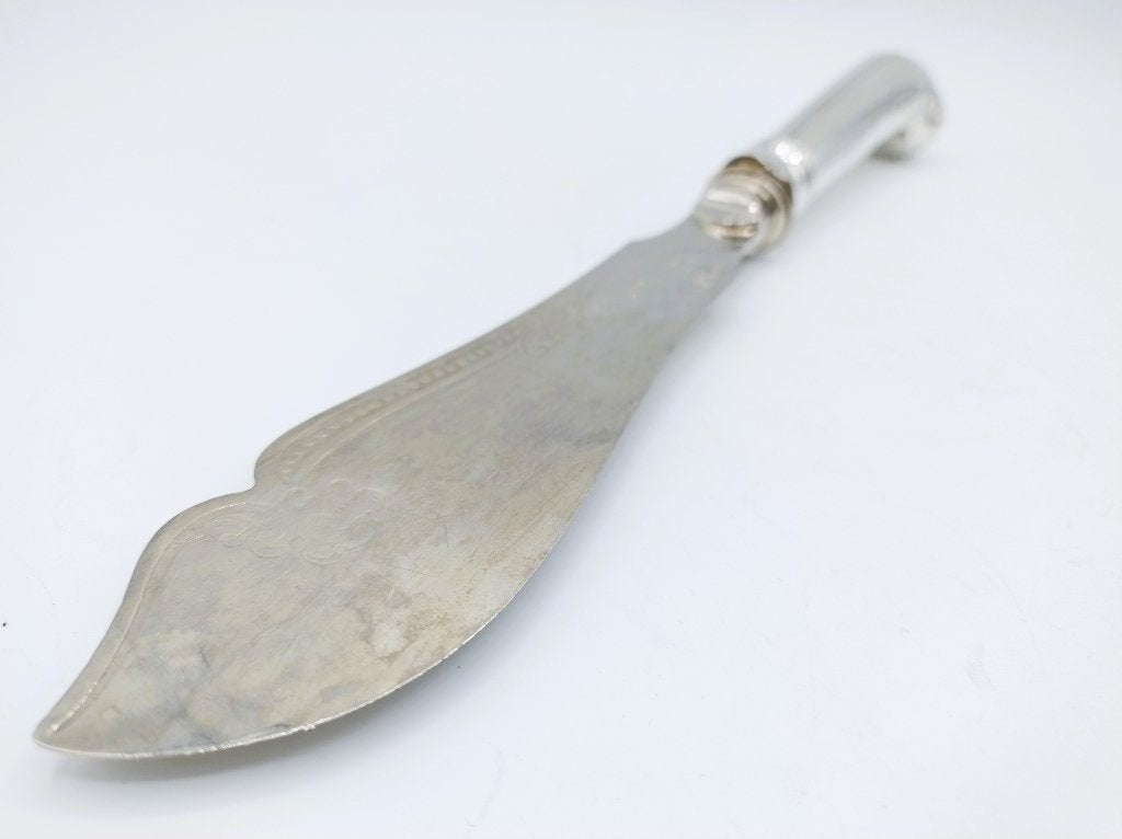 Taartmes met zilveren pistoolheft, L.J. Limburg, Amsterdam, Antiek en Kunst, Verzenden