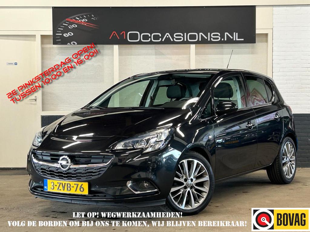Opel Corsa 1.4 Cosmo + AUTOMAAT (bj 2015), Auto's, 1063 kg, Gebruikt, Leder en Stof, Origineel Nederlands