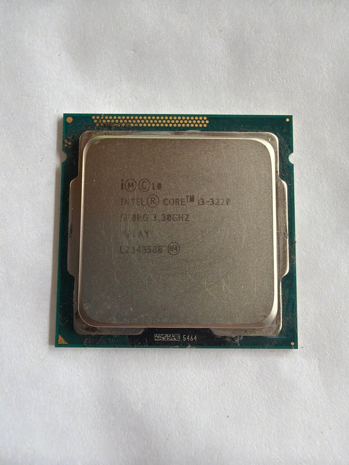 Intel Core i3-3220 CPU - 3.30 GHz Dual-Core Processor, Computers en Software, Ophalen of Verzenden, Gebruikt, 2-core, 3 tot 4 Ghz