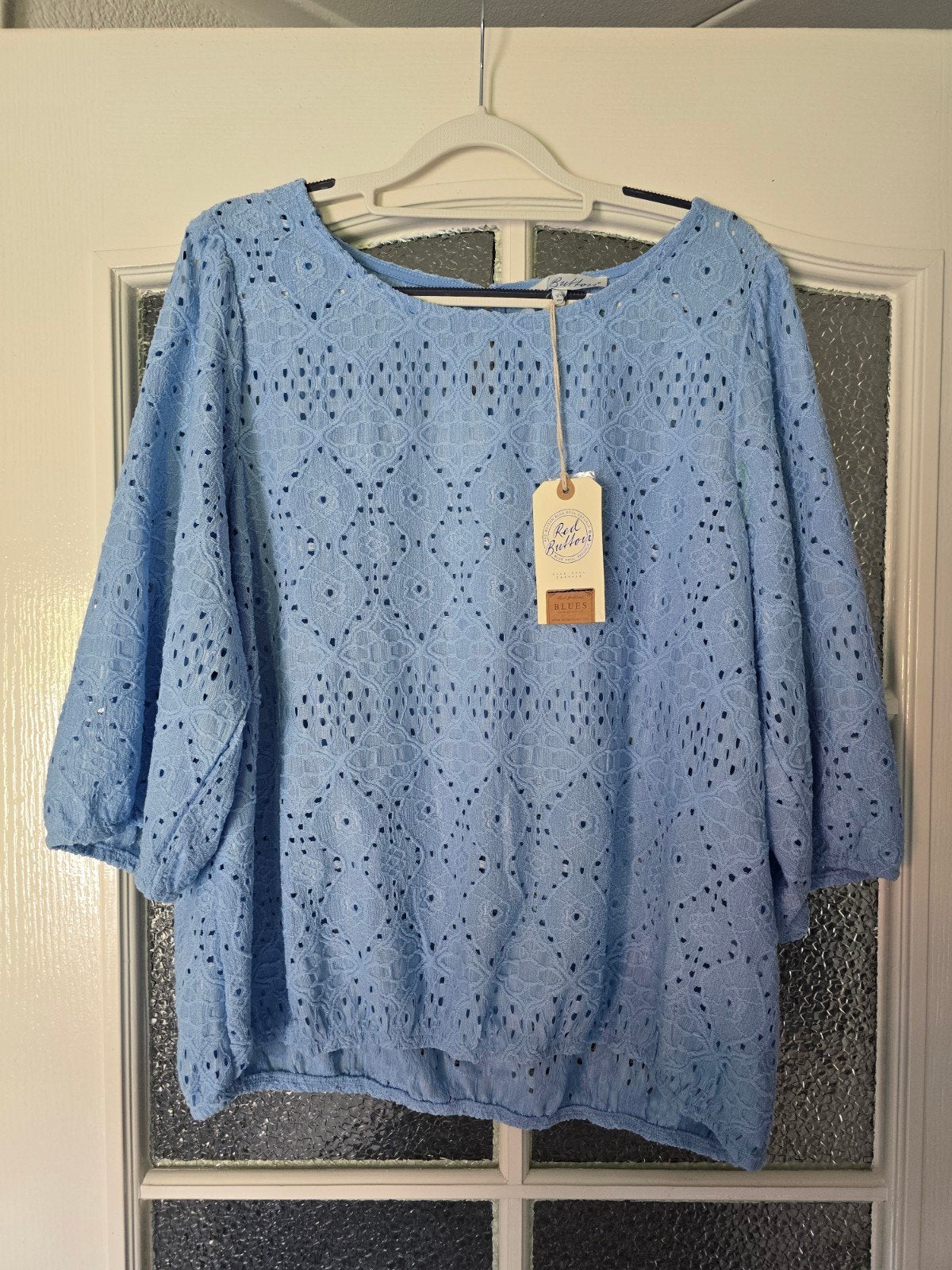 Nieuw red button lichtblauw xxl, Kleding | Dames, Ophalen of Verzenden, Nieuw, Maat 46/48 (XL) of groter, Blauw
