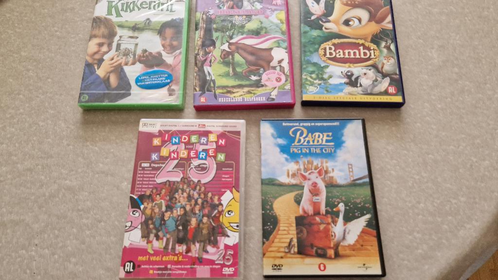 kinder dvd s, Cd's en Dvd's, Alle leeftijden, Ophalen of Verzenden, Zo goed als nieuw