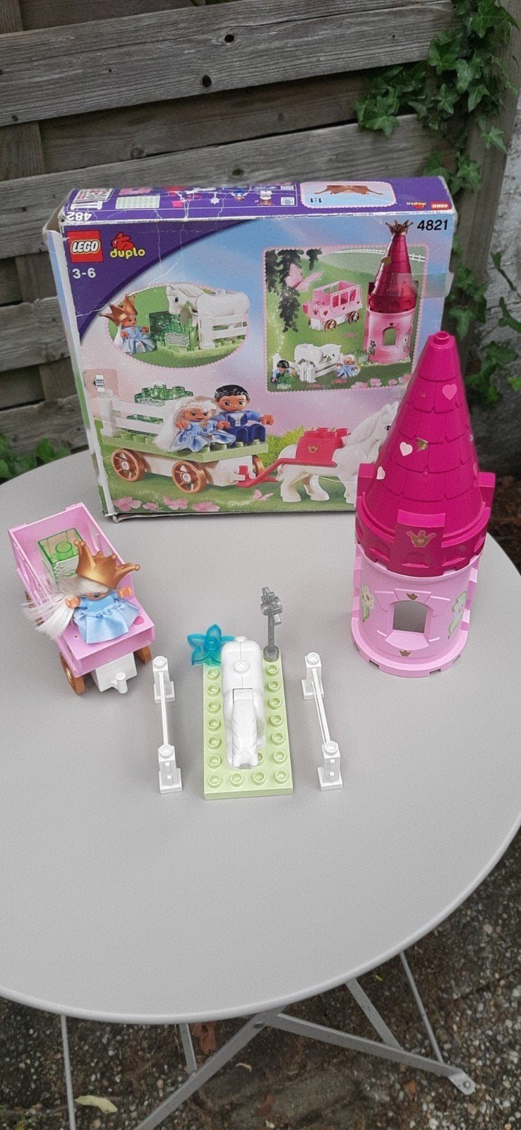 Lego Duplo Prinsessenkoets en Kasteel (Set 4821), Kinderen en Baby's, Speelgoed | Duplo en Lego, Gebruikt, Overige thema's, Ophalen of Verzenden