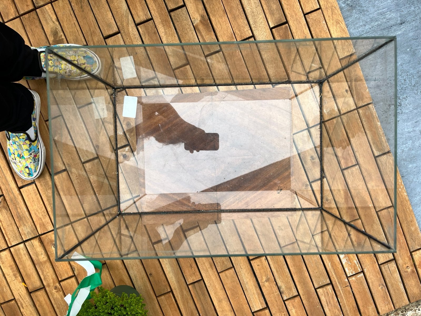 glazen open aquarium of voor klein huisdier, Kooi, Gebruikt, Minder dan 75 cm, Ophalen