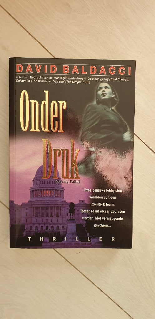 Onder druk David Baldacci, Boeken, Ophalen of Verzenden, Gelezen, David Baldacci