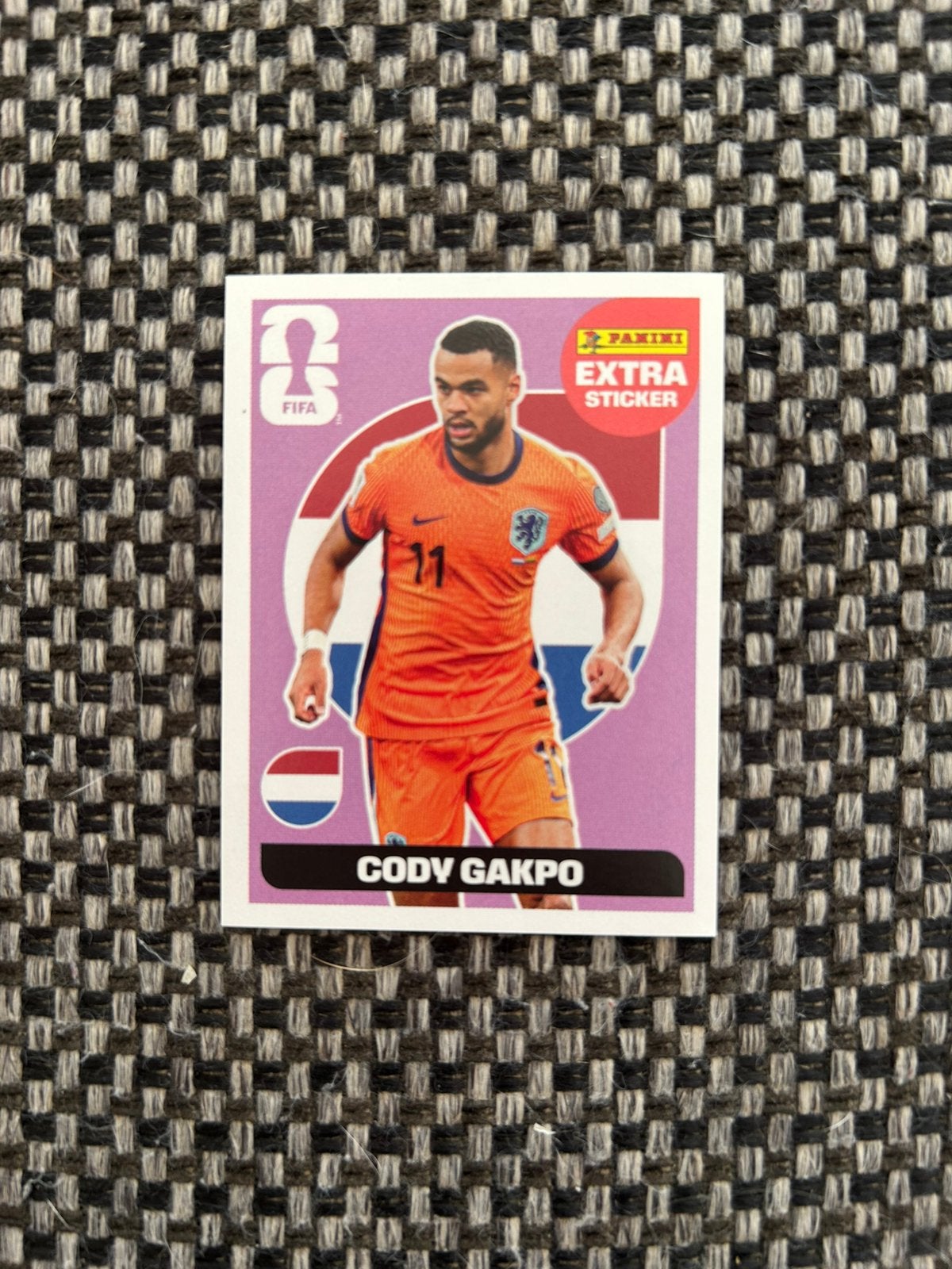 Panini Fifa World Cup 2026 Extra Sticker Cody Gakpo, Ophalen of Verzenden, Nieuw, Sticker