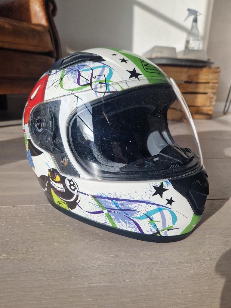 Motorhelm kind, Motoren, XS, Kinderen, Integraalhelm, Tweedehands