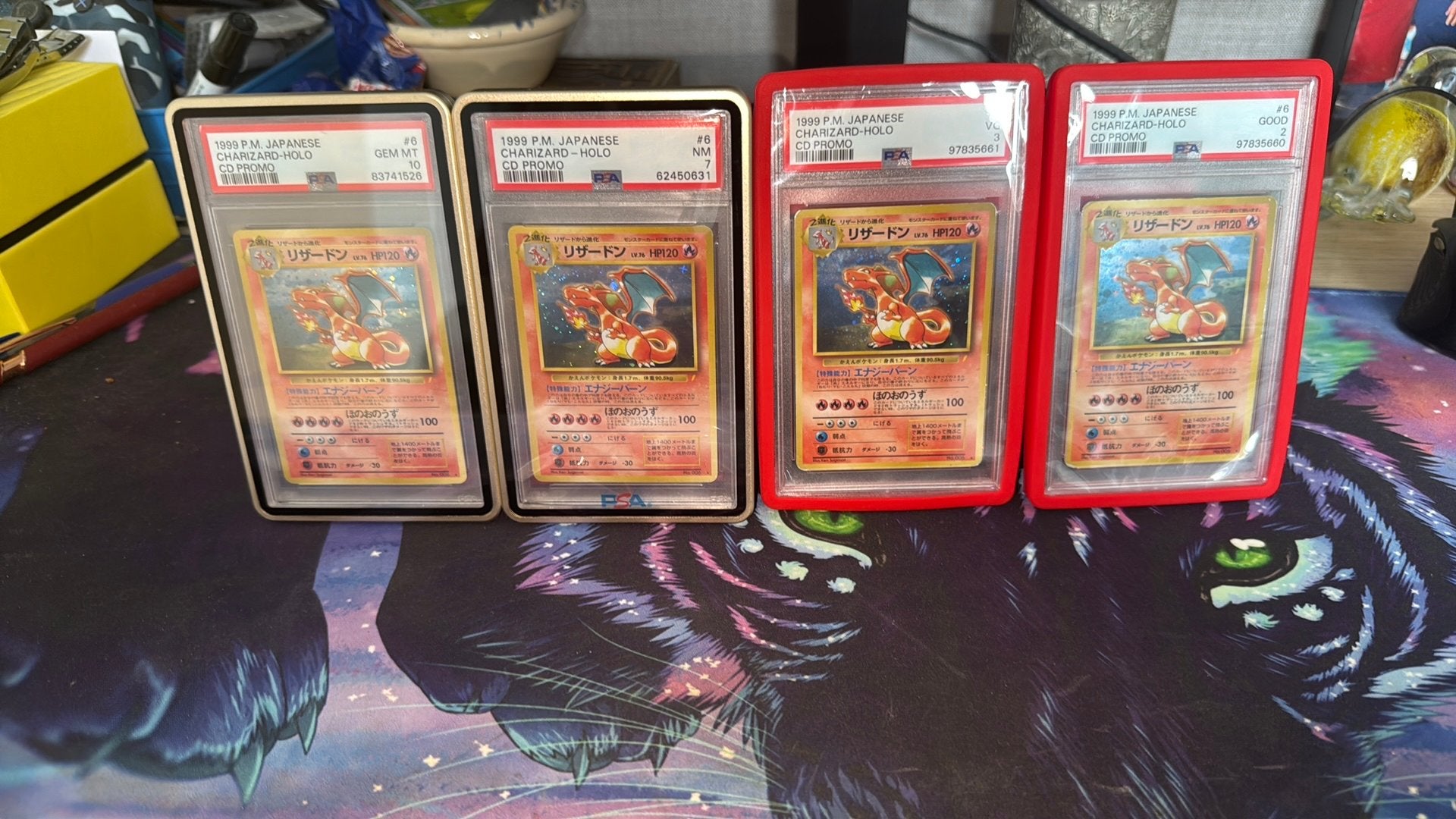 Charizard cd promo psa 10/7/3/2, Ophalen of Verzenden, Zo goed als nieuw