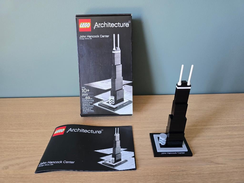 Lego Architecture 21001 John Hancock Center, Compleet, Lego, Architecture, Ophalen of Verzenden