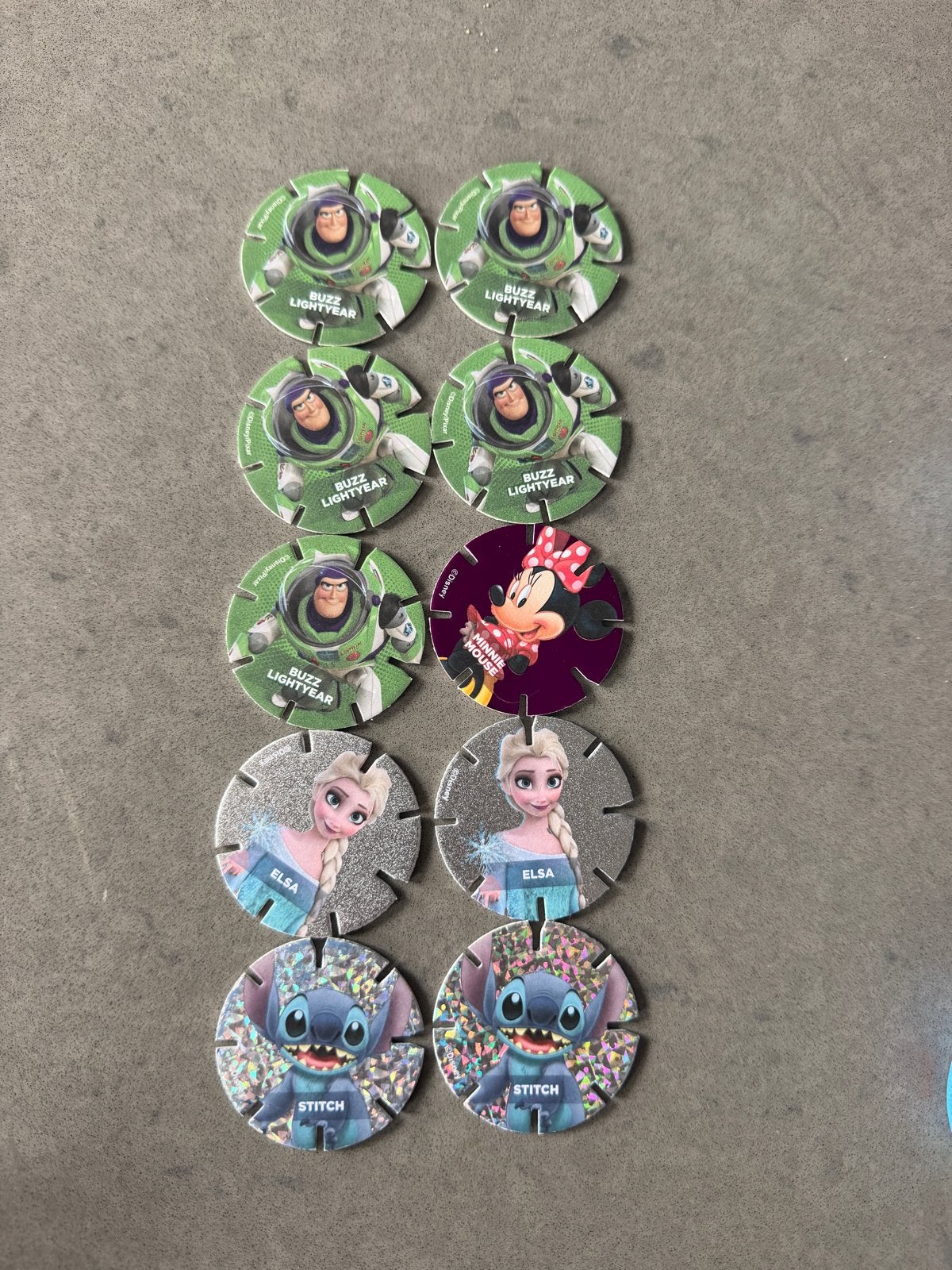 10 Albert Heijn Diskeyz: Buzz Lightyear, Elsa, Stitch, Minni, Ophalen of Verzenden, Nieuw
