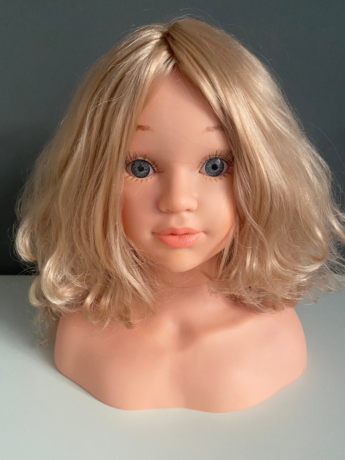 Prinses Coralie Hairstyling Head opmaakpop, Kinderen en Baby's, Ophalen of Verzenden, Zo goed als nieuw, Overige typen