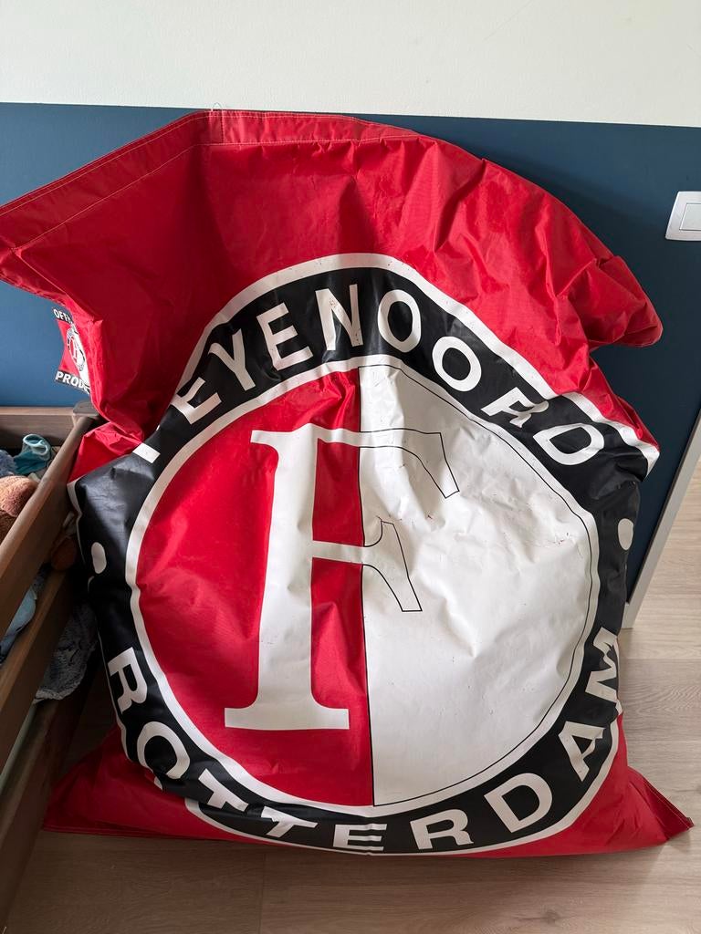 Feyenoord Zitzak, Ophalen, Gebruikt, Rood, Zitzak