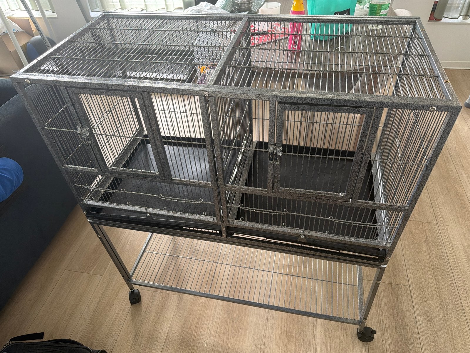 Vogel Kooi, Dieren en Toebehoren, Ophalen, Zo goed als nieuw, Metaal, Vogelkooi