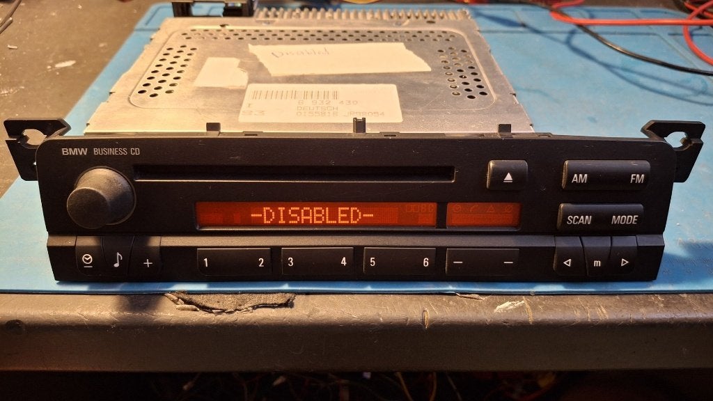 BMW Business cd/rds autoradio, Gebruikt, Duitsland, Info@bmw.de, Ophalen of Verzenden