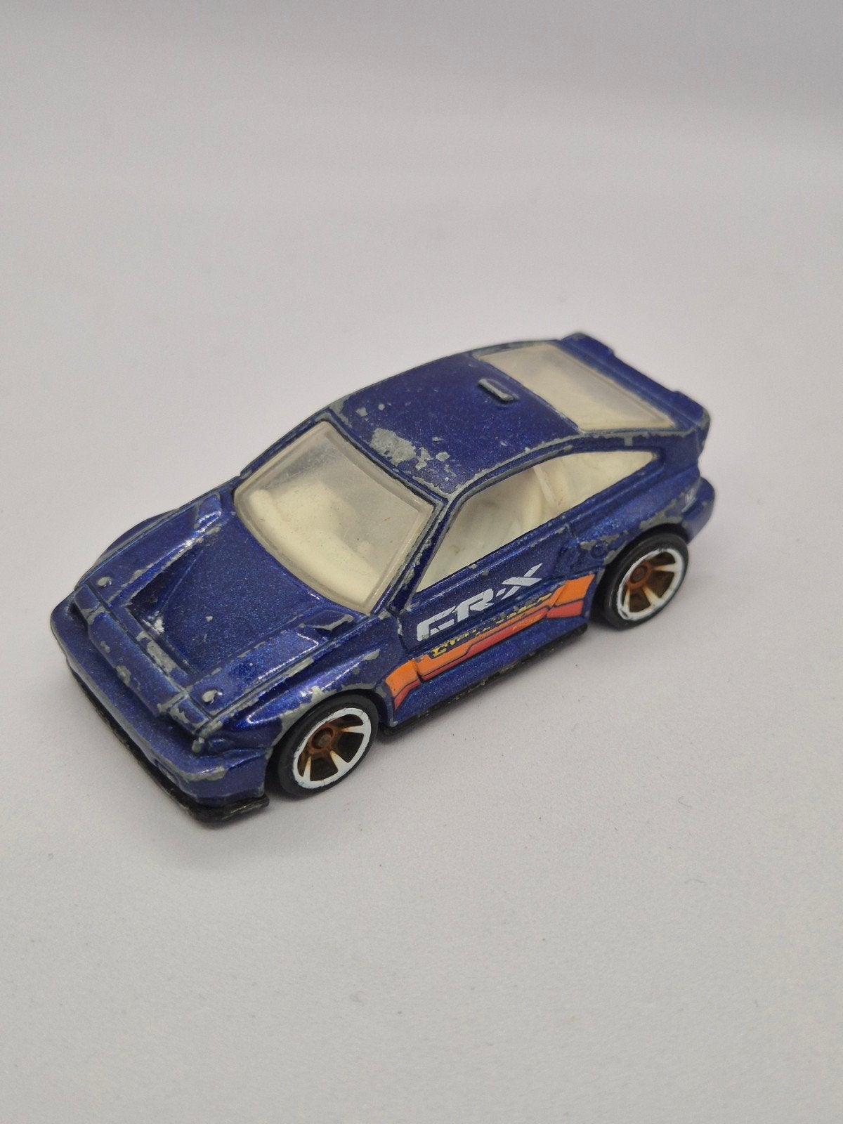 Hot Wheels 1985 Honda CR-X - Blauw, Ophalen of Verzenden, Gebruikt, Auto