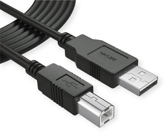 USB A naar USB B kabel, 180 centimeter, Verzenden, Nieuw