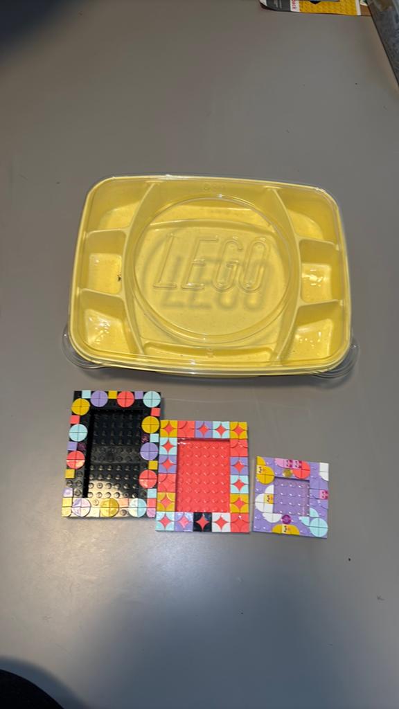 LEGO DOTS Fotolijstjes en opbergdoosje, Ophalen of Verzenden, Gebruikt, Lego, Overige thema's